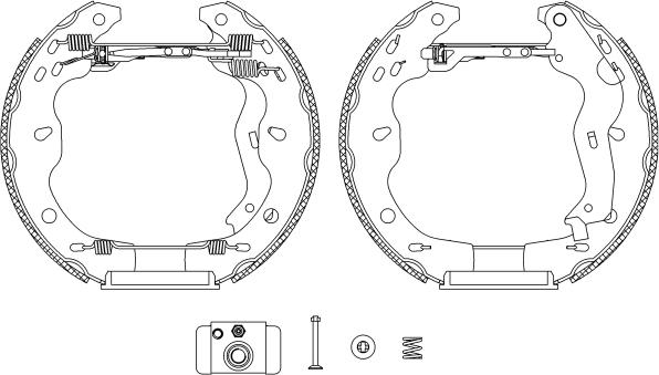 Textar 84067500 - Kit freno, freni a tamburo www.autoricambit.com