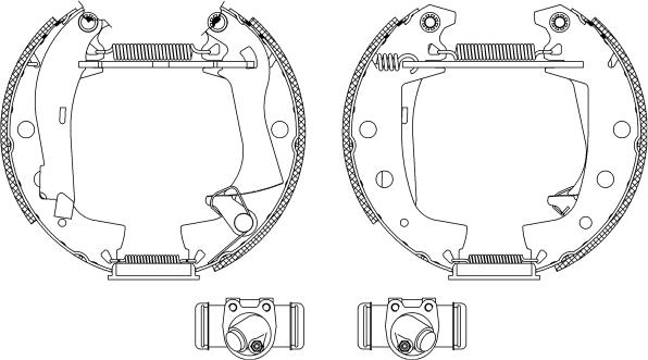 Textar 84000100 - Kit freno, freni a tamburo www.autoricambit.com