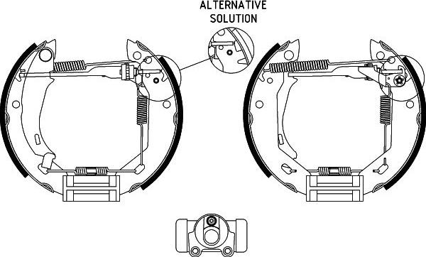 Textar 84031800 - Kit freno, freni a tamburo www.autoricambit.com