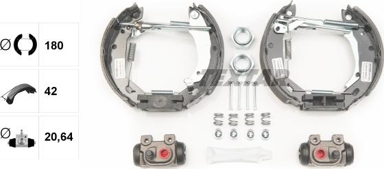 Textar 84031803 - Kit freno, freni a tamburo www.autoricambit.com