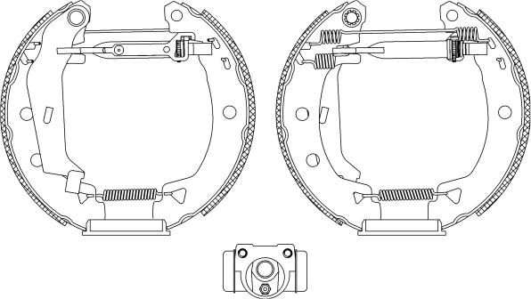 Textar 84038600 - Kit freno, freni a tamburo www.autoricambit.com