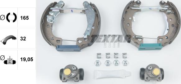 Textar 84038002 - Kit freno, freni a tamburo www.autoricambit.com