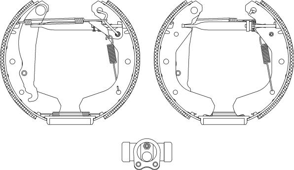 Textar 84033000 - Kit freno, freni a tamburo www.autoricambit.com