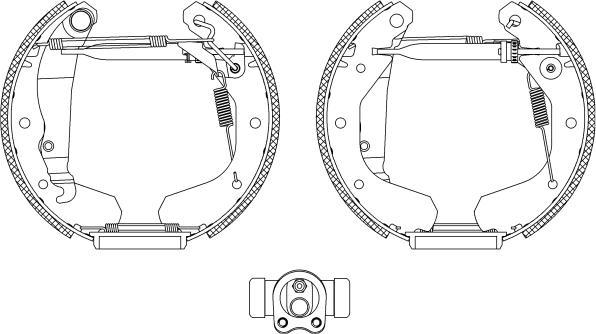 Textar 84033001 - Kit freno, freni a tamburo www.autoricambit.com