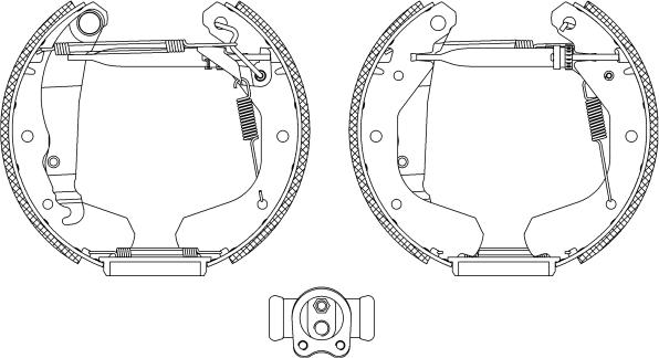 Textar 84033003 - Kit freno, freni a tamburo www.autoricambit.com