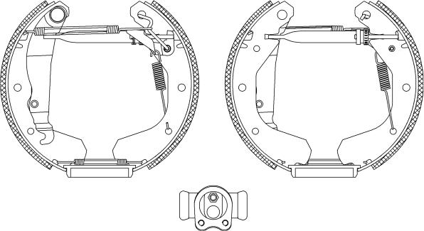 Textar 84033100 - Kit freno, freni a tamburo www.autoricambit.com