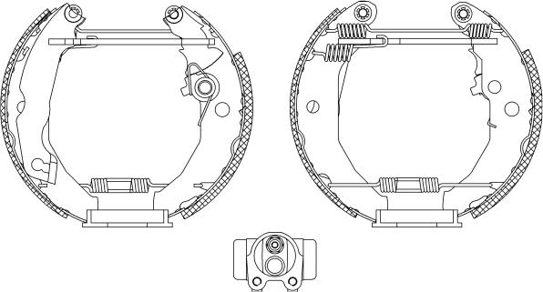 Textar 84033300 - Kit freno, freni a tamburo www.autoricambit.com