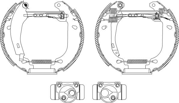 Textar 84037407 - Kit freno, freni a tamburo www.autoricambit.com