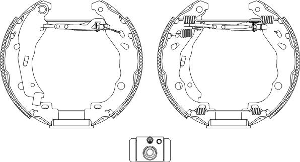 Textar 84077200 - Kit freno, freni a tamburo www.autoricambit.com