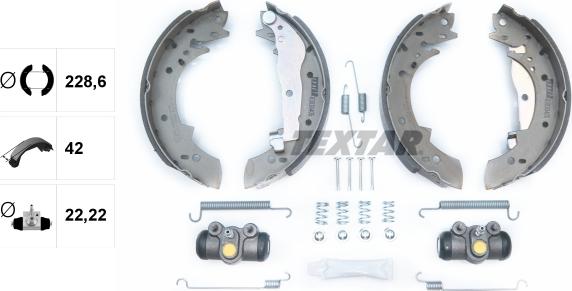 Textar 83030405 - Kit freno, freni a tamburo www.autoricambit.com