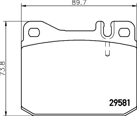 Textar 2958102 - Kit pastiglie freno, Freno a disco www.autoricambit.com