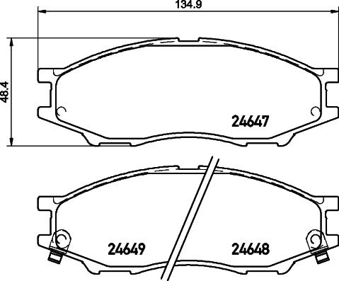 Textar 2464703 - Kit pastiglie freno, Freno a disco www.autoricambit.com