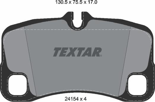 Textar 2415401 - Kit pastiglie freno, Freno a disco www.autoricambit.com