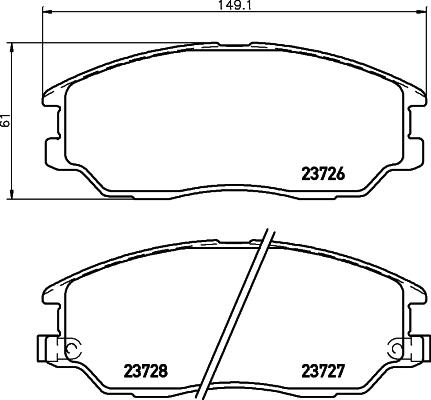 Textar 2416701 - Kit pastiglie freno, Freno a disco www.autoricambit.com