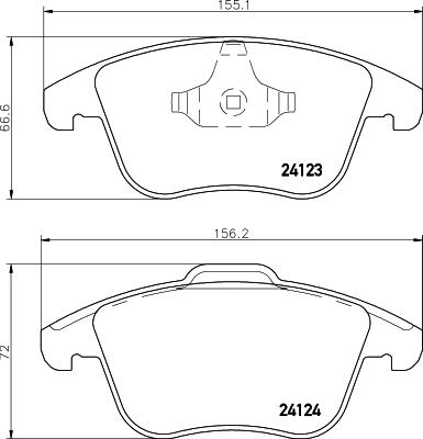 Textar 2412307 - Kit pastiglie freno, Freno a disco www.autoricambit.com