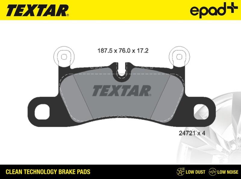 Textar 2472101CP - Kit pastiglie freno, Freno a disco www.autoricambit.com