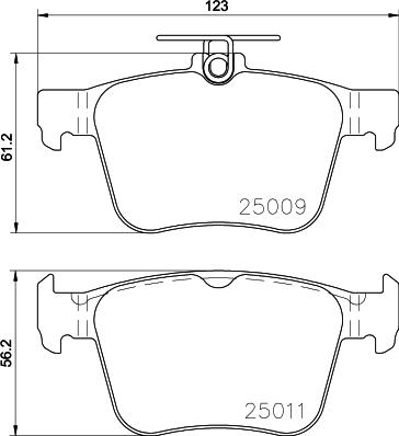 Textar 2500904 - Kit pastiglie freno, Freno a disco www.autoricambit.com