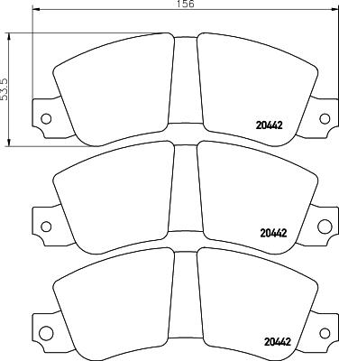 Textar 2044201 - Kit pastiglie freno, Freno a disco www.autoricambit.com