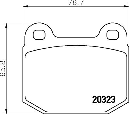 Textar 2032302 - Kit pastiglie freno, Freno a disco www.autoricambit.com