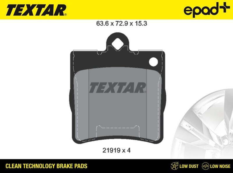 Textar 2191901CP - Kit pastiglie freno, Freno a disco www.autoricambit.com