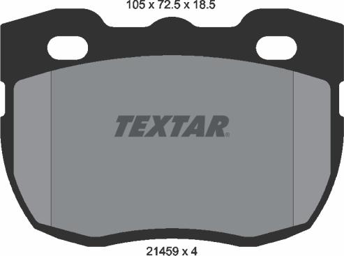 Textar 2145901 - Kit pastiglie freno, Freno a disco www.autoricambit.com