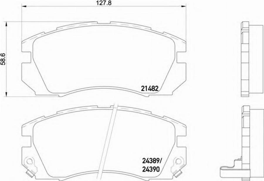 Textar 2148201 - Kit pastiglie freno, Freno a disco www.autoricambit.com