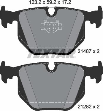 Textar 2148781 - Kit pastiglie freno, Freno a disco www.autoricambit.com