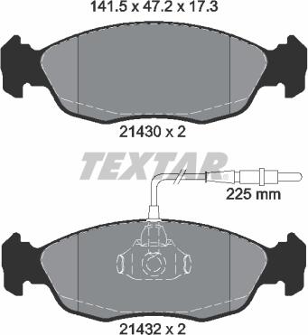 Textar 89010800 - Kit freno, Freno a disco www.autoricambit.com