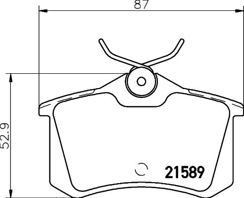 Textar 2158901 - Kit pastiglie freno, Freno a disco www.autoricambit.com