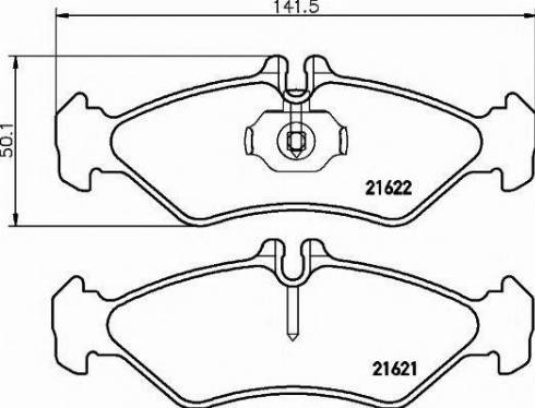 Textar 2162170 - Kit pastiglie freno, Freno a disco www.autoricambit.com