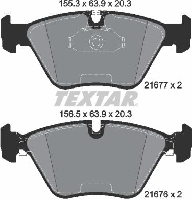 Textar 2167781 - Kit pastiglie freno, Freno a disco www.autoricambit.com