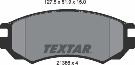 Textar 2138603 - Kit pastiglie freno, Freno a disco www.autoricambit.com