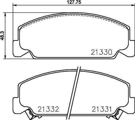 Textar 2133001 - Kit pastiglie freno, Freno a disco www.autoricambit.com