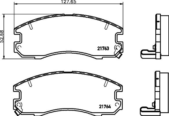 Textar 2176301 - Kit pastiglie freno, Freno a disco www.autoricambit.com