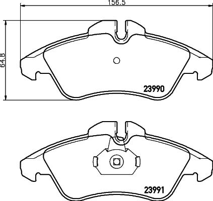 Textar 2399001 - Kit pastiglie freno, Freno a disco www.autoricambit.com