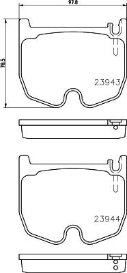 Textar 2394306 - Kit pastiglie freno, Freno a disco www.autoricambit.com