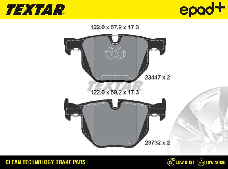 Textar 2344704CP - Kit pastiglie freno, Freno a disco www.autoricambit.com