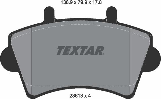 Textar 89007800 - Kit freno, Freno a disco www.autoricambit.com