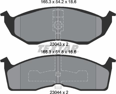 Textar 89013200 - Kit freno, Freno a disco www.autoricambit.com