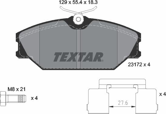 Textar 89013800 - Kit freno, Freno a disco www.autoricambit.com