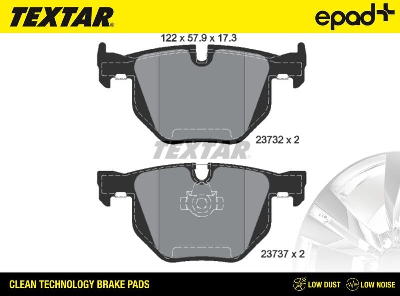 Textar 2373201CP - Kit pastiglie freno, Freno a disco www.autoricambit.com