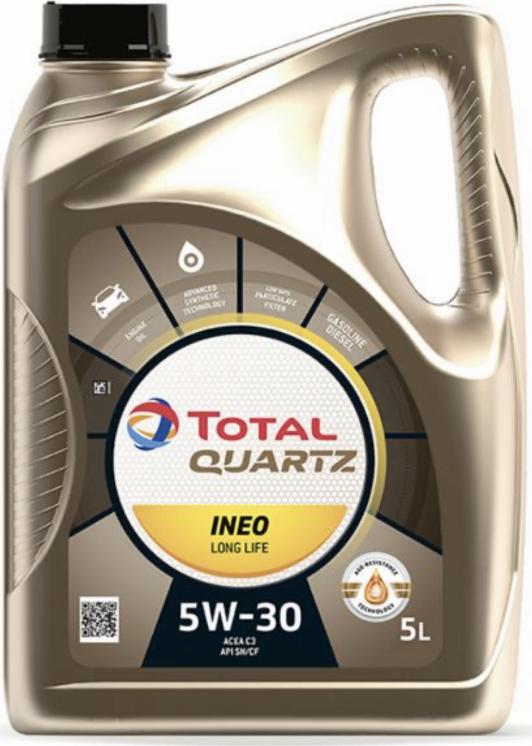 Total QUARTZINEOLL5W305L - Olio motore www.autoricambit.com