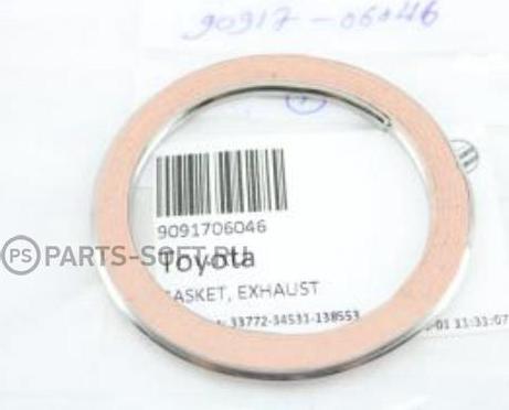 TOYOTA 90917-06046 - Anello tenuta, Tubo gas scarico www.autoricambit.com