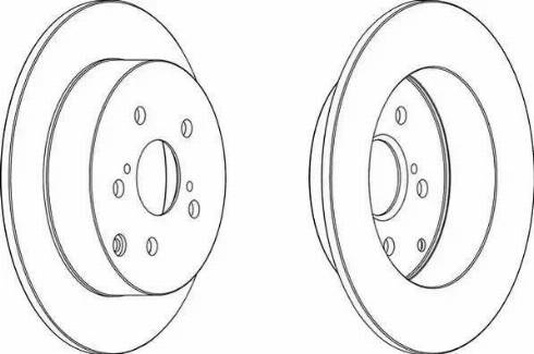 TOYOTA 4243102071 - Discofreno www.autoricambit.com