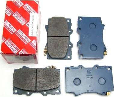 TOYOTA 04465-60240 - Kit pastiglie freno, Freno a disco www.autoricambit.com