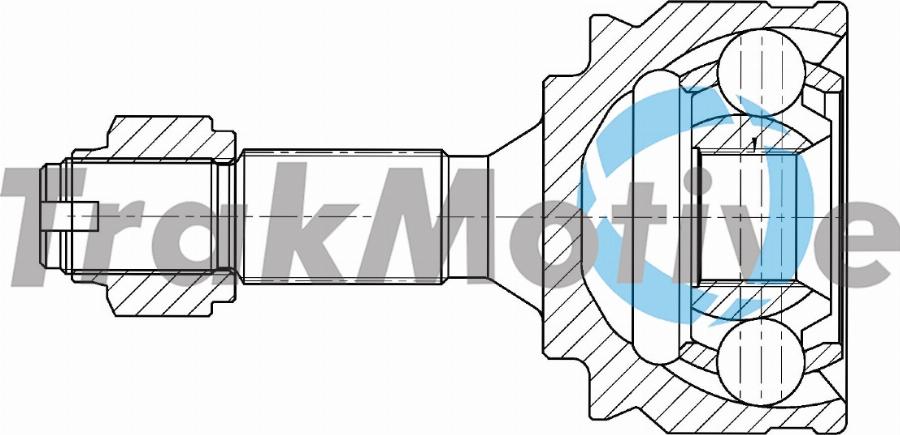 TrakMotive 40-0983 - Kit giunti, Semiasse www.autoricambit.com