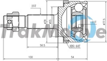 TrakMotive 40-0817 - Kit giunti, Semiasse www.autoricambit.com