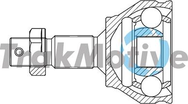 TrakMotive 40-0796 - Kit giunti, Semiasse www.autoricambit.com