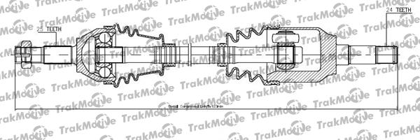 TrakMotive 30-1127 - Albero motore/Semiasse www.autoricambit.com