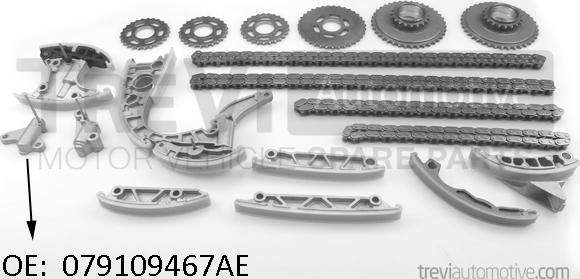 Trevi Automotive KC1092 - Kit catena distribuzione www.autoricambit.com